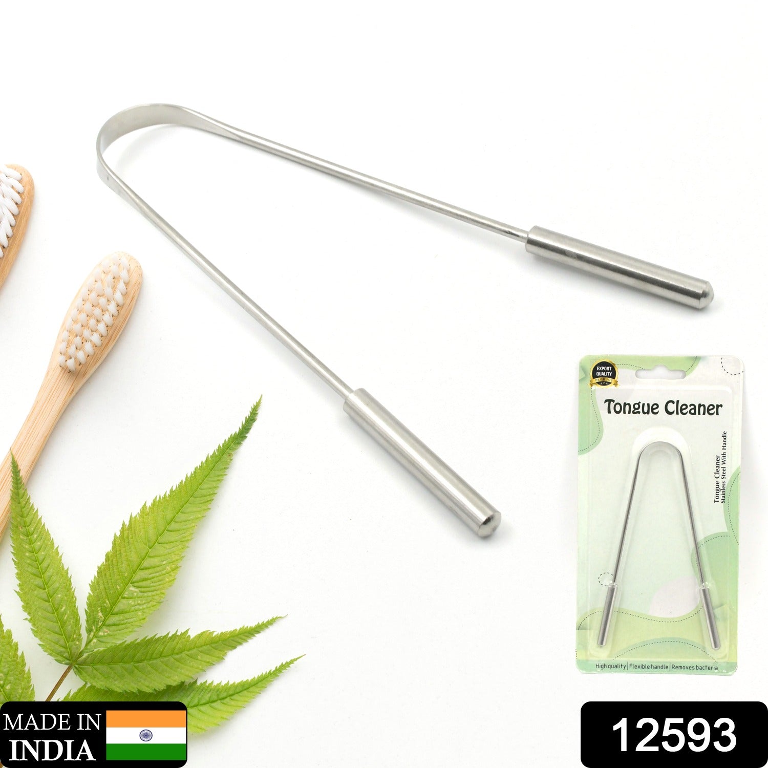 Tongue Cleaner For Kids & Adults | Tongue Scraper For Bad Breath, Maintain Oral Hygiene for Daily Use | for Fresh Breath & Bacteria Removal | Improved Taste (Steel, Copper, Tongue Cleaner / 1 Pc) Tongue Cleaner For Kids & Adults | Tongue Scraper For Bad Breath, Maintain Oral Hygiene for Daily Use | for Fresh Breath & Bacteria Removal | Improved Taste (Steel, Copper, Tongue Cleaner / 1 Pc)
